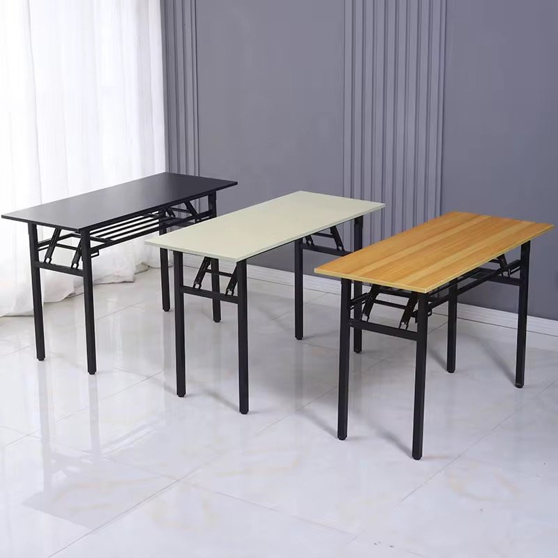 Foldable Cafe Dining Table in stylish wood, black, and white finishes – ideal for indoor and outdoor use in restaurants and cafes.