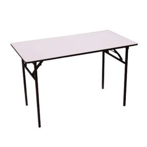 Gem Student Table – Foldable, portable white study table for schools, conference halls, and indoor events" Let me know if you'd like a version tailored to a specific use case (e.g., school-only or product ad)
