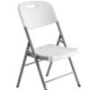 Foldable Mighty National Public Chair in black, designed for conferences, event centers, and indoor venues.